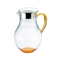 三宝産業 UK ウォーターピッチャー 蓋付 2.2L オレンジ FC404LF-2156340