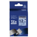 ブラザー 布テープ(青文字/ブルー/12mm幅) TZE-FA53