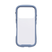 Hamee iPhone 17Pro用強化ガラスクリアケース iFace Reflection Frost ペールブルー 41-183148