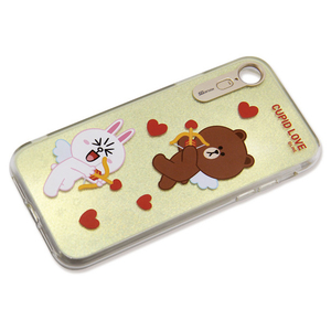 LINE FRIENDS iPhone XR用ケース LIGHT UP CASE CUPID LOVE スウィートハート3 KCL-LCL011-イメージ2