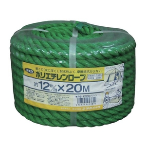 ユタカメイク ロープ PEカラーロープ万能パック 12×20m 緑 FC402GW-8280861-イメージ1