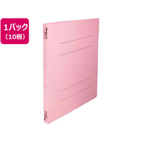 ビュートン フラットファイルPP 表紙幅広 A4タテ ピンク 10冊 FC784YN-FF-A4SHW-P
