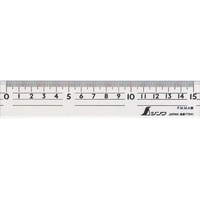 シンワ 直定規 アクリル 15cm 77041 FC042XJ-8164383