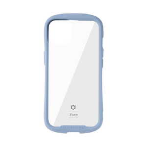 HAMEE iPhone 13用ハイブリッドケース IFACE REFLECTION ペールブルー 41-933152-イメージ1