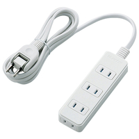 エレコム シャッタータップ(4個口・2m) ホワイト T-ST02N-2420WH