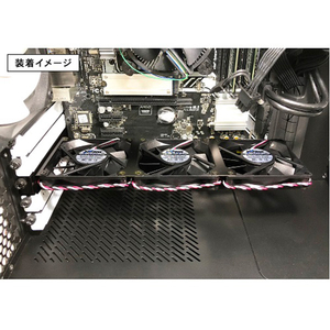 長尾製作所 PCI用8015ファン3連ステイ N-PCIFSTY8015-F3-イメージ3