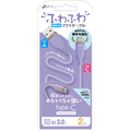 エアージェイ TYPE-C 強化コネクターふわふわケーブル 2M パープル パープル UCJ-AW2M PR
