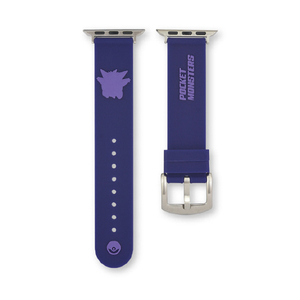 グルマンディーズ Apple Watch 41/40/38mm用シリコンバンド ポケットモンスター ゲンガー POKE-773B-イメージ1