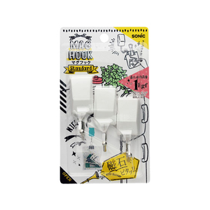 ソニック マグフック 1kg スタンダード 白 3個 F010064-MG-7463-W-イメージ1