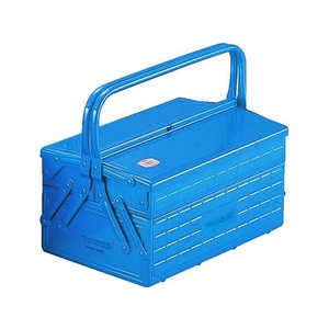 トラスコ中山 2段式工具箱 352×220×289 ブルー FC013DU-1213539-イメージ1