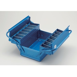トラスコ中山 2段式工具箱 352×220×289 ブルー FC013DU-1213539-イメージ3