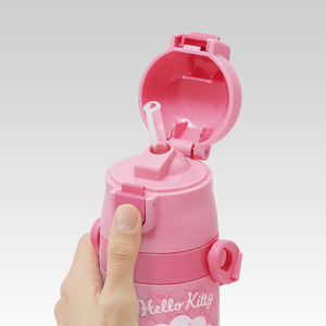スケーター 子供用2WAYボトル ハローキティ おしゃれガール SKCP3KTｵｼﾔﾚｶﾞ-ﾙ-イメージ2