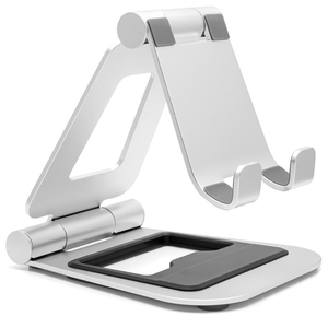 ARCHISS タブレット・ゲーム機・モバイル機専用アルミスタンド BIG DOUBLE SWING-STAND BY ME シルバー AS-BWBM-SL-イメージ2