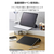 エレコム 13インチiPad Pro(M4)用 フラップケース 薄型軽量 背面クリア 2アングル ブラック TB-A25PLWVBK-イメージ4