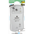エレコム iPhone18 Pro用GRIPPY ソフトケース 極限 クリア PM-A26CGRPUCKCR