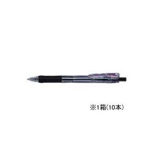 ゼブラ タプリクリップ 1.6 ボールペン 黒 10本 1箱(10本) F827056-BNU5-BK-イメージ1