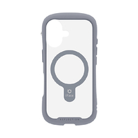 Hamee iPhone17用 MAGSYNQ強化ガラスクリアケース IFACE REFLECTION グレー 41-183162