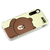 LINE FRIENDS iPhone XR用ケース LIGHT UP CASE ベーシック ブラウン KCL-LBA005-イメージ2