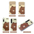LINE FRIENDS iPhone XR用ケース LIGHT UP CASE ベーシック ブラウン KCL-LBA005-イメージ4