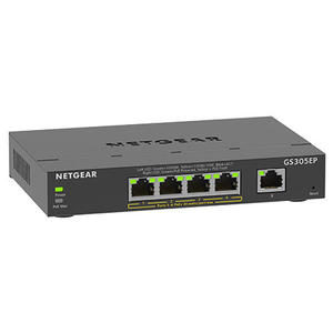 NETGEAR PoE+対応 (63W)ギガ5ポｰトアンマネｰジプラススイッチ GS305EP-100JPS-イメージ4