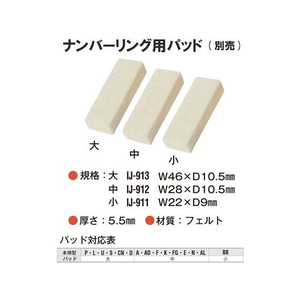 プラス ナンバーリングインク レッド IJ-900 F022379-30-798IJ-900-イメージ5