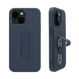 momo stick iPhone 15 Plus用Mag Grip フラットケース ネイビー MMS25316I15PL-イメージ1