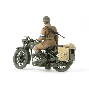 タミヤ 1/35 ミリタリーミニチュアシリーズ No．316 イギリス軍用オートバイ BSA M20 MPセット ﾀﾐﾔ35316ｲｷﾞﾘｽｸﾞﾝﾖｳｵ-ﾄﾊﾞｲ-イメージ3