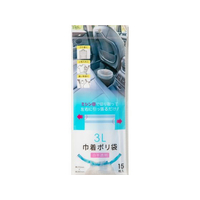 ネクスタ 巾着ポリ袋 3L用 白半透明 15枚 FCJ872R