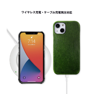 ABBI SIGNATURE iPhone 13 Pro用ケース イタリアンレザーバックカバー PIERROT LUX レッド ABS22316I13P-イメージ14