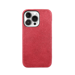 ABBI SIGNATURE iPhone 13 Pro用ケース イタリアンレザーバックカバー PIERROT LUX レッド ABS22316I13P-イメージ2