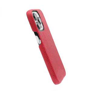 ABBI SIGNATURE iPhone 13 Pro用ケース イタリアンレザーバックカバー PIERROT LUX レッド ABS22316I13P-イメージ3