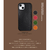 ABBI SIGNATURE iPhone 13 Pro用ケース イタリアンレザーバックカバー PIERROT LUX レッド ABS22316I13P-イメージ4