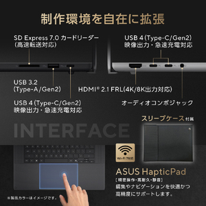 ASUS ノートパソコン H7607BA ナノブラック H7607BA-NX1281BLP-イメージ9