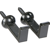 トラスコ 木部用額受け ２０ｍｍ ２本入 耐荷重：3kg FRW-1004