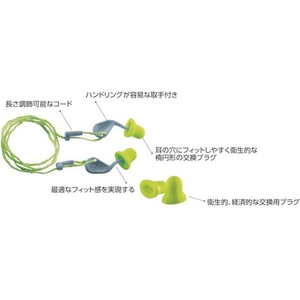 uvex UVEX/防音保護具耳栓xact-fit 交換用 5組 FC198EW-8230617-イメージ2