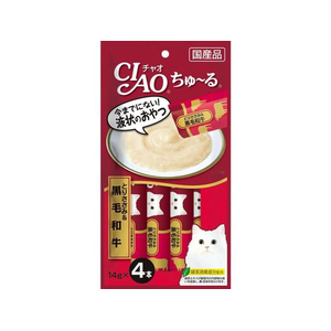 いなば CIAO ちゅーる とりささみ&黒毛和牛 14g×4P FCF649N-イメージ1