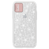 LIGHT UP CASE iPhone XS/X用Lighting Shield Case Flower LU11317IX