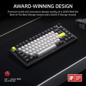 コルセア CORSAIR MAKR 75 3-in-1ベアボーンキーボードキット ブラック CHR-91CEG1X-NA-イメージ4