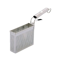 三宝産業 UK18-8 パンチング パイプ柄 冷凍麺てぼ φ2.2 FCM6221-070450001