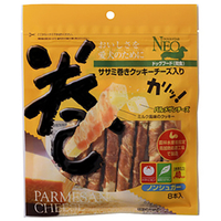 シーズイシハラ NEO ササミ巻きクッキー チーズ入り 8本 ｲｼﾊﾗｻｻﾐﾏｷｸﾂｷｰﾁｰｽﾞ8ﾎﾝ