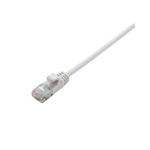 エレコム Gigabit やわらかLANケーブル(Cat6準拠)(10m) ホワイト LD-GPY/WH10-イメージ1