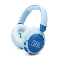 JBL Kids用ノイズキャンセリング対応ワイヤレスヘッドフォン ブルー JBLJR470NCBLU