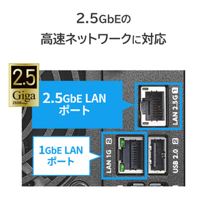 I・Oデータ 4ドライブNAS(ネットワークHDD)(8TB) HDL4-LV08-イメージ9