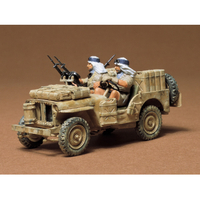 タミヤ 1/35 ミリタリーミニチュアシリーズ No．33 イギリス S．A．S．ジープ 35033MM SASｼﾞｰﾌﾟ ｶｲ