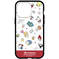 グルマンディーズ iPhone 14 Pro Max/13 Pro Max/12 Pro Max用耐衝撃ケース IIIIFIT サンリオキャラクターズ ミックス(レトロカラー) SANG-253MX