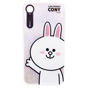 LINE FRIENDS iPhone XR用ケース LIGHT UP CASE ベーシック コニー KCL-LBA006-イメージ1