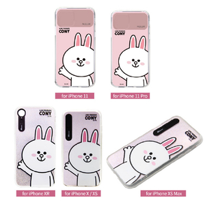 LINE FRIENDS iPhone XR用ケース LIGHT UP CASE ベーシック コニー KCL-LBA006-イメージ4