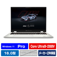 MSI Prestige-16-AI+MercedesAMG-B2VMG-5063JP Prestige 16 AI+ MercedesAMG B2VM 限定デザイン（アーバンシルバー） PRESTIGE16-M-AMG5063JP
