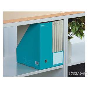 コクヨ ファイルボックス〈NEOS〉スタンド A4タテ カーマインレッド F030943-ﾌ-NEL450R-イメージ4