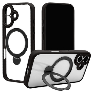 ラスタバナナ iPhone 17用ZEROSAFE 極 回転スタンド 磁力充電対応 ブラック 8894IP5AZSBK